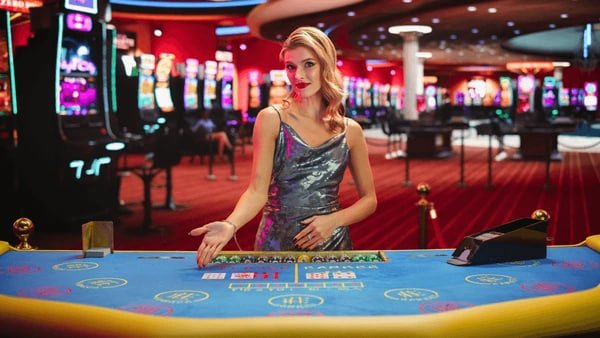 fiatogel88 Shio Table live dealer studio setup with card table and camera